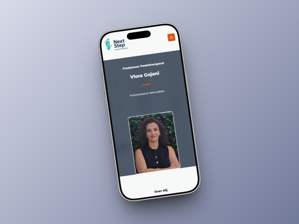Next Step Podotherapie mockup image