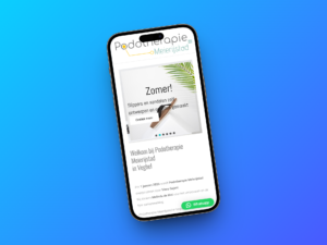 Podotherapie Meierijstad website mockup